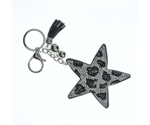 Glittery Star Keyring