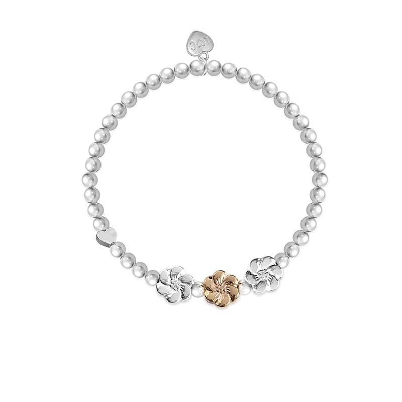 Best Mum Three Flower Bracelet