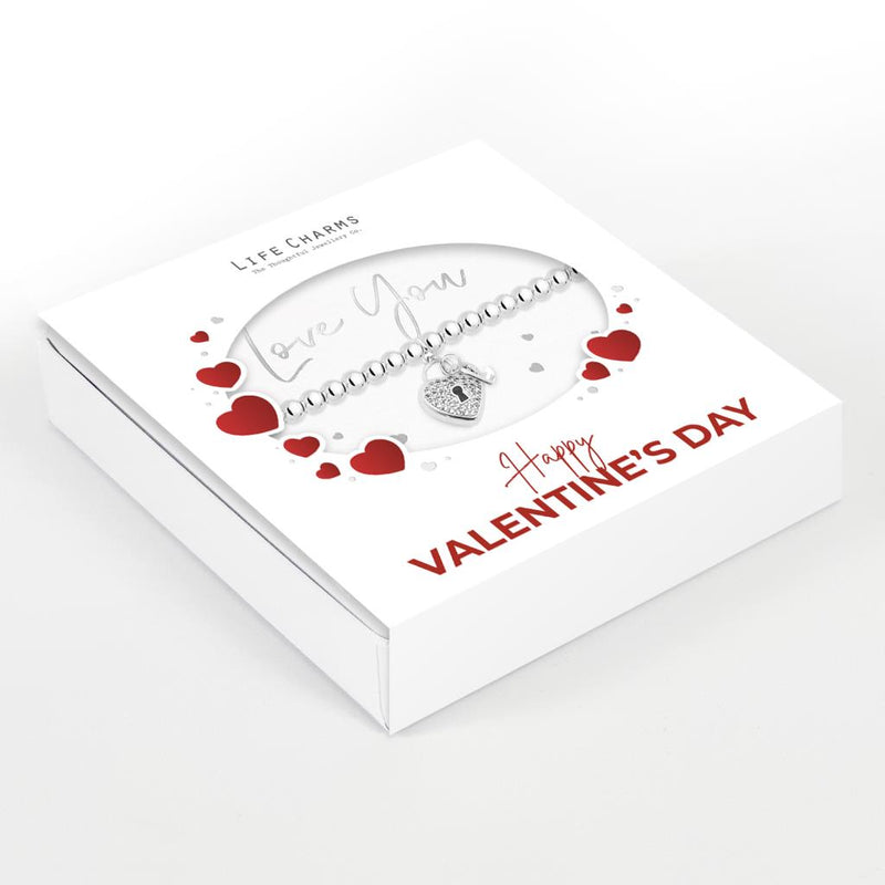 Love You Valentines Bracelet