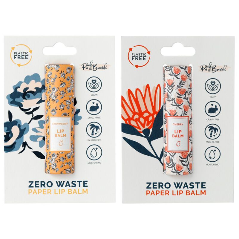 Peony & Protea Paper Stick Lip Balm