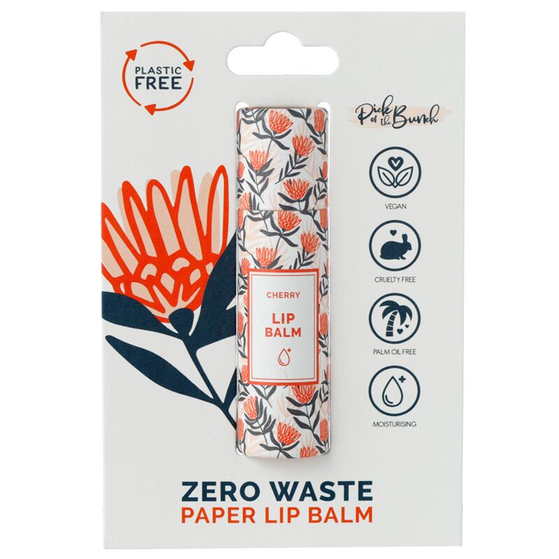 Peony & Protea Paper Stick Lip Balm