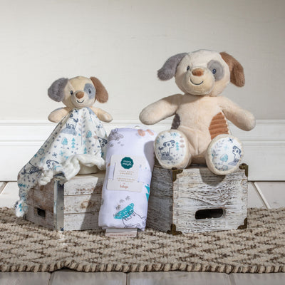 Sparky Puppy Cotton Swaddle
