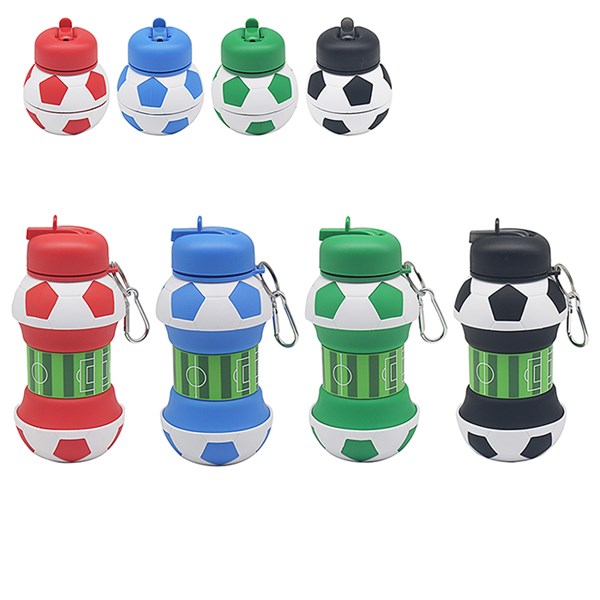 Football Collapsible Water Bottle