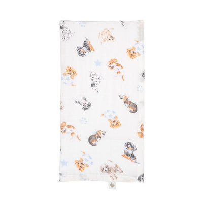 'Little Paws' Muslin Gift Set