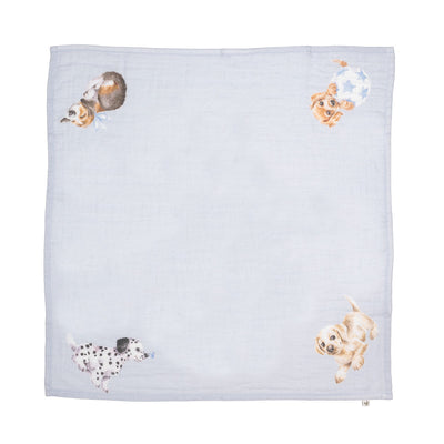 'Little Paws' Muslin Gift Set