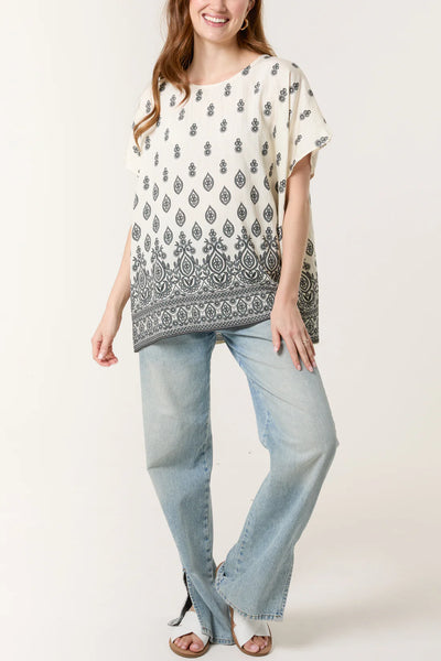Damask Top - More Colours Available