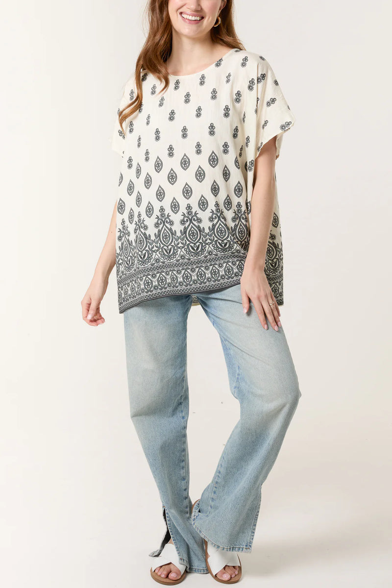 Damask Top - More Colours Available