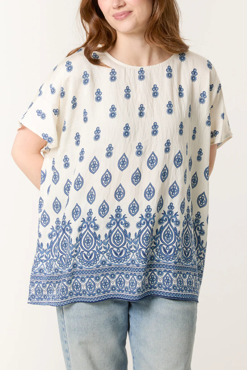 Damask Top - More Colours Available