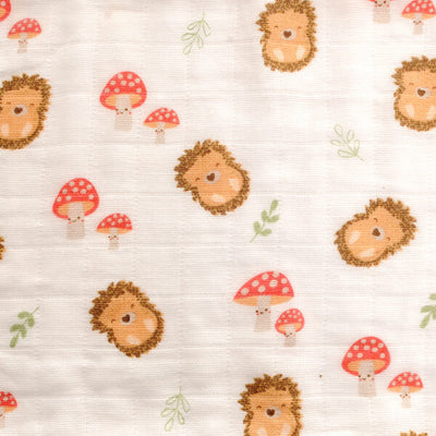 Woodland Hedgehog Muslin Set