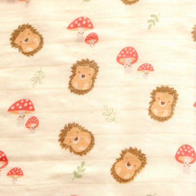 Woodland Hedgehog Muslin Set