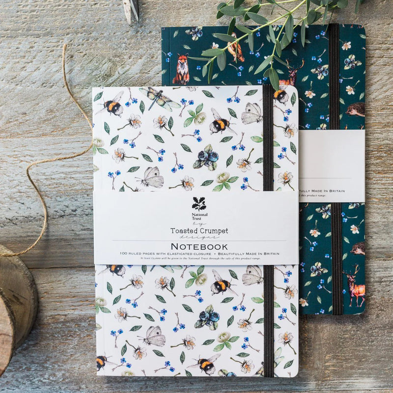Wild Flower Meadow A5 Lined Notebook