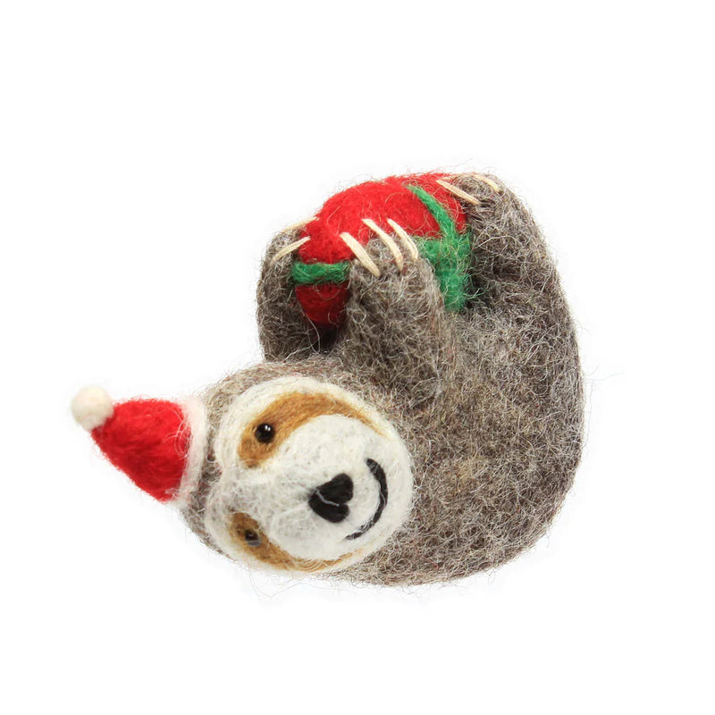Christmas Mini Sloth Decoration