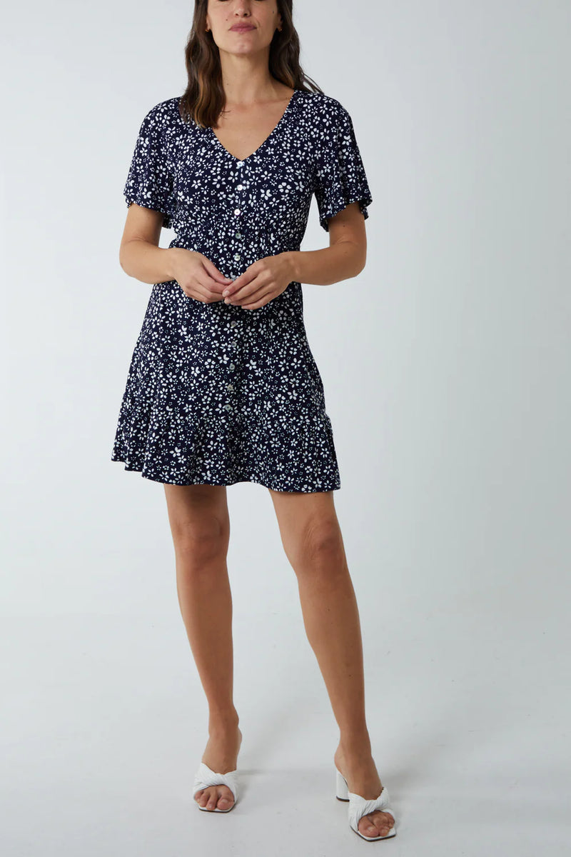 Maura print bardot 2024 dress