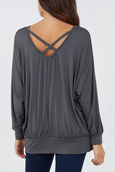 Zara Crossover Long Sleeve Top - More Colours Available