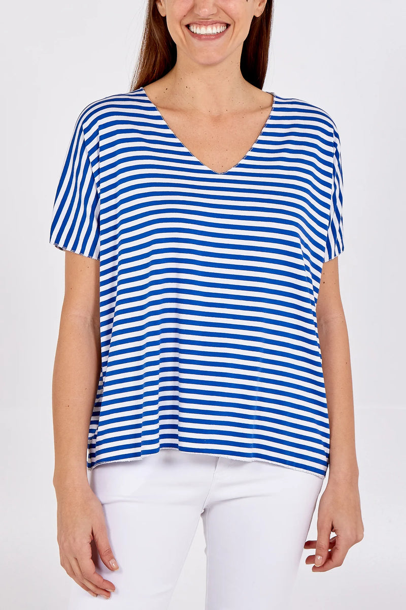Claire Stripe T Shirt - More Colours Available