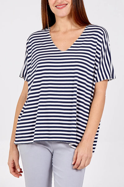 Claire Stripe T Shirt - More Colours Available