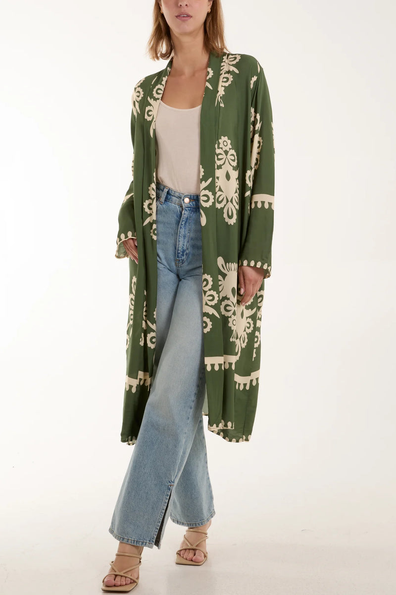 Annabelle Long Kimono - More Colours Available