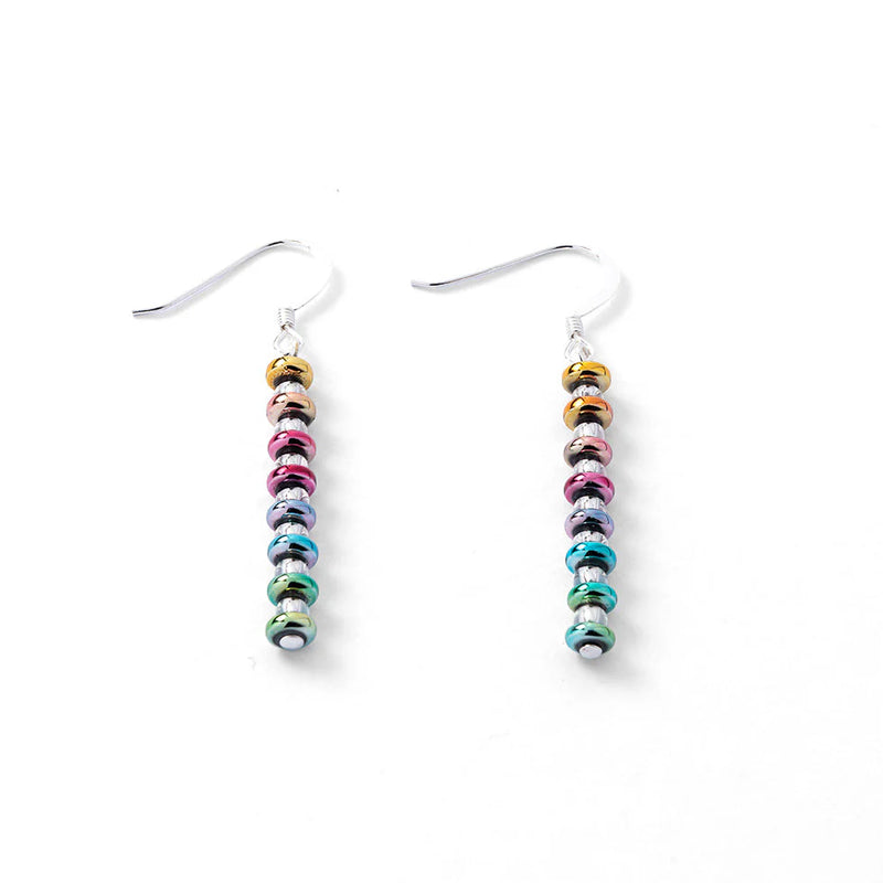 Ombre Disc Earrings