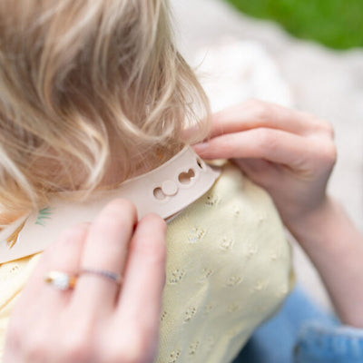 Highland Cow Catch It Silicone Bib