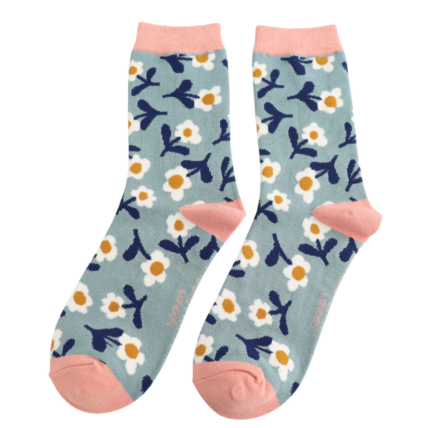Lazy Daisy Duck Egg Bamboo Socks