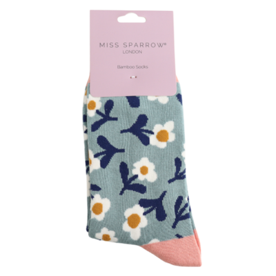 Lazy Daisy Duck Egg Bamboo Socks