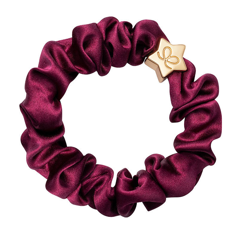 Sangria Maroon Scrunchie Hairband