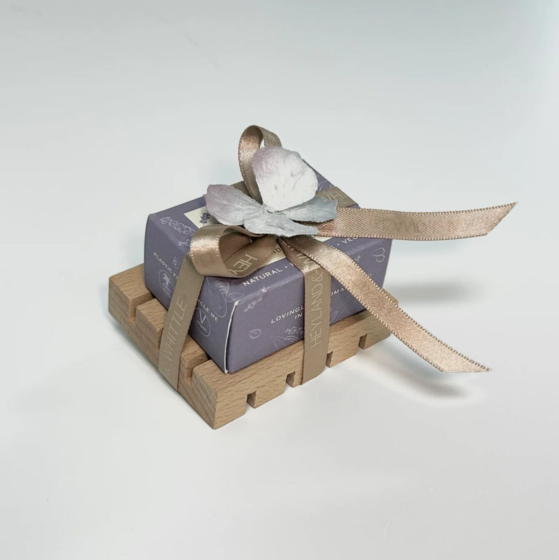 English Lavender Mini Soap & Saver Tray Set