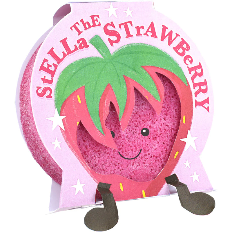 Stella The Strawberry Soap Sponge