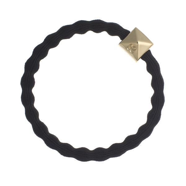 Black Gold Stud Pyramid Hairband