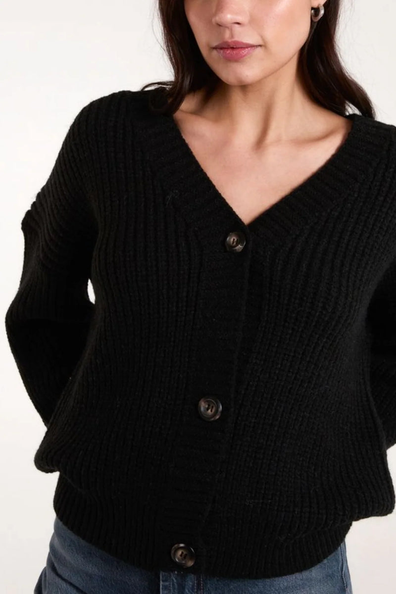 Pauline Button Up Knit Cardigan - More Colours & Sizes Available