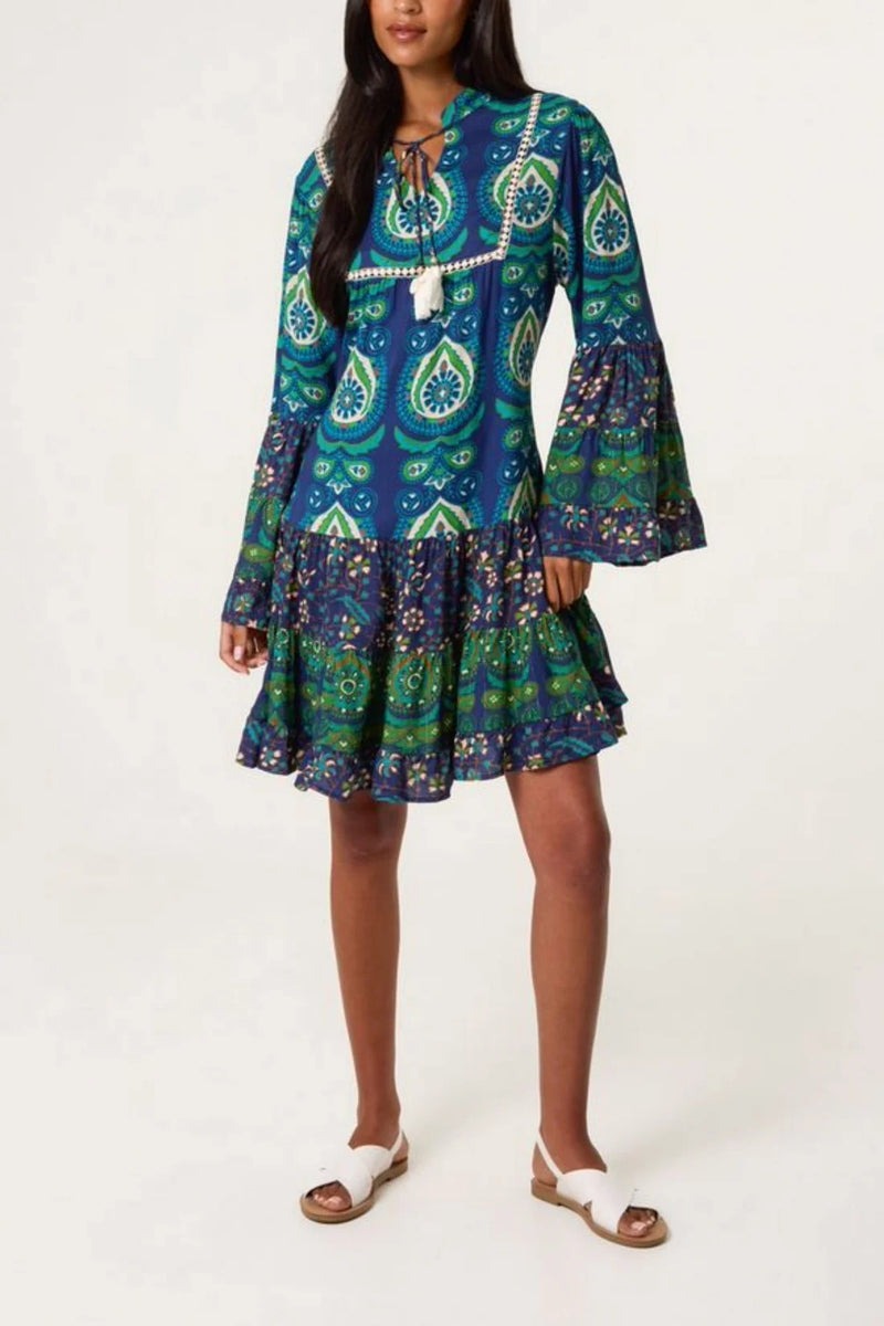 Boho Tassel Dress - More Sizes Available
