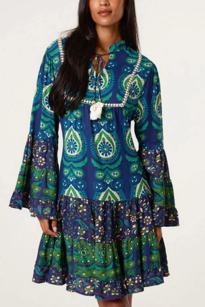 Boho Tassel Dress - More Sizes Available