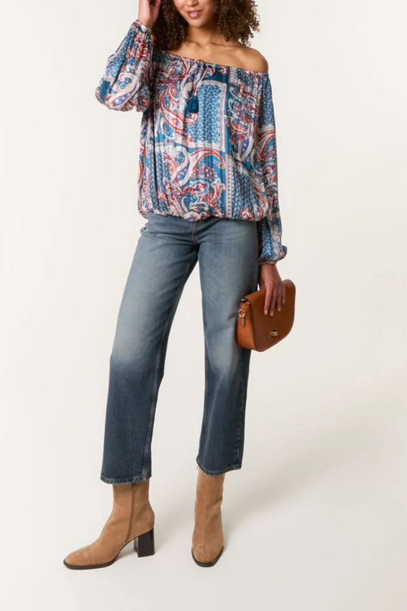 Paige Paisley Blouse - More Sizes & Colours Available
