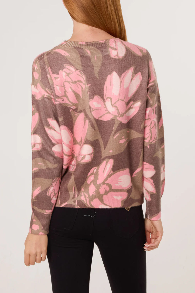 Flora Flower Embellished Jumper - More Colours Available