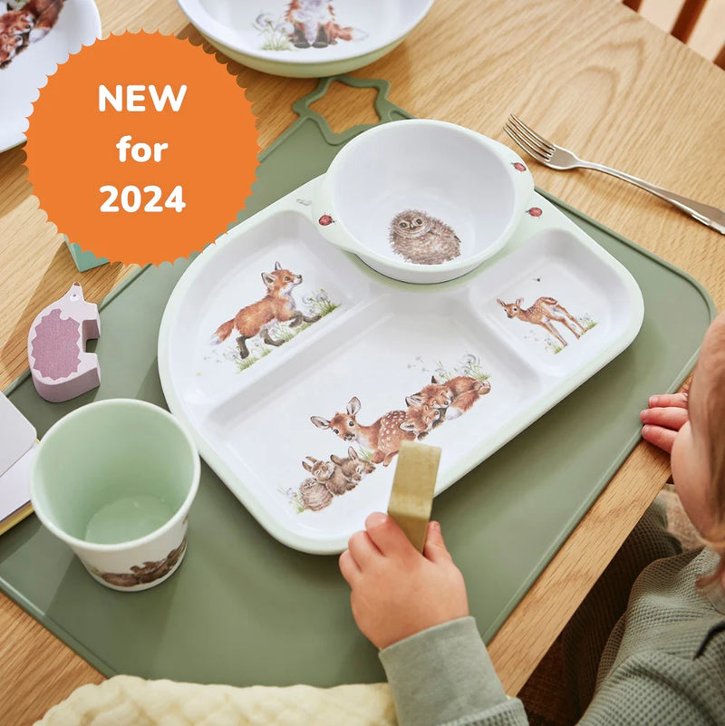 Little Wren Divided Plate & Bowl Set