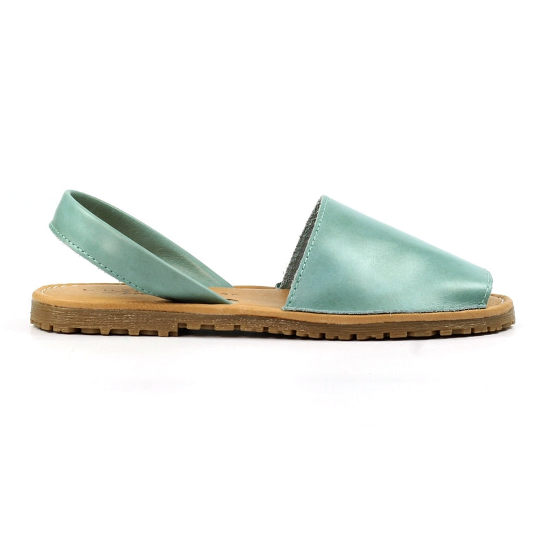 Amara Turquoise Leather Sandal