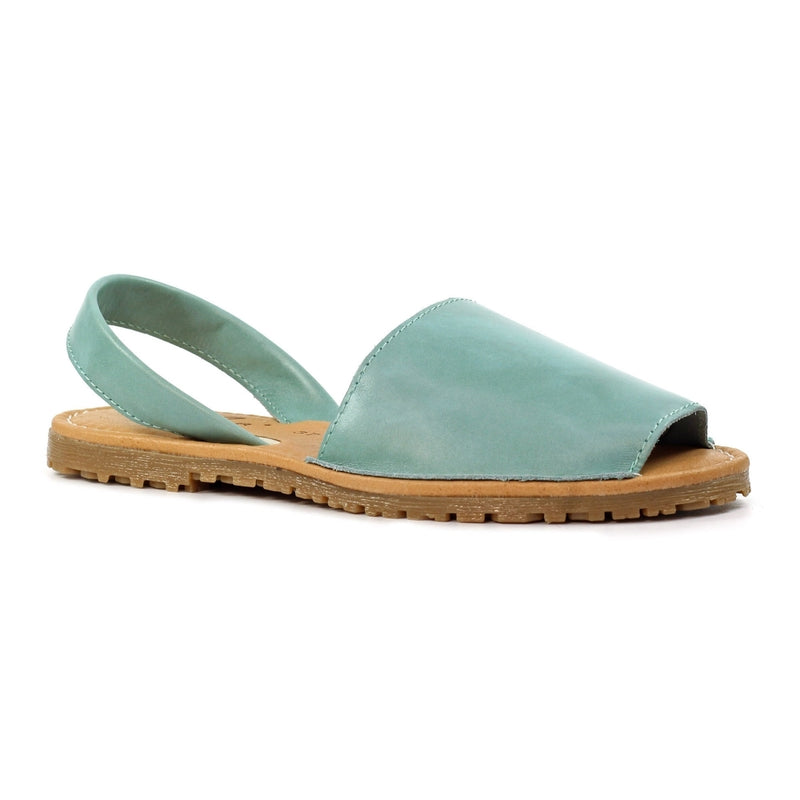 Amara Turquoise Leather Sandal