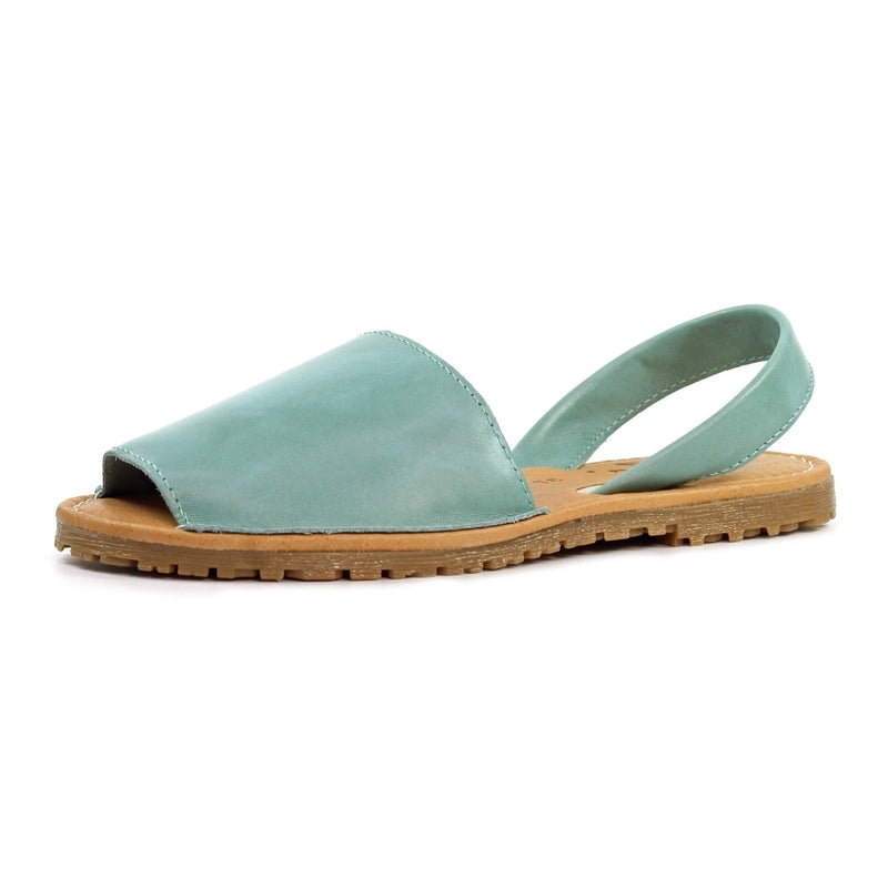 Amara Turquoise Leather Sandal