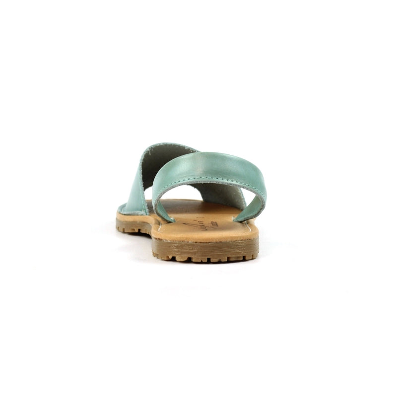 Amara Turquoise Leather Sandal