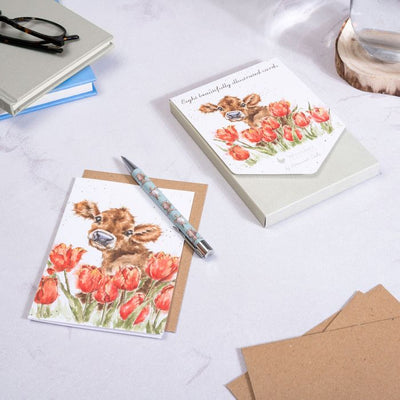 'Bessie' Cow Notecard Set