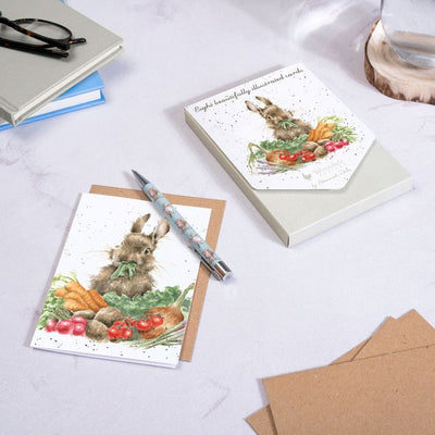 'Grow Your Own' Rabbit Notecard Set