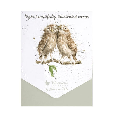 'Birds Of A Feather' Owl Notecard Set