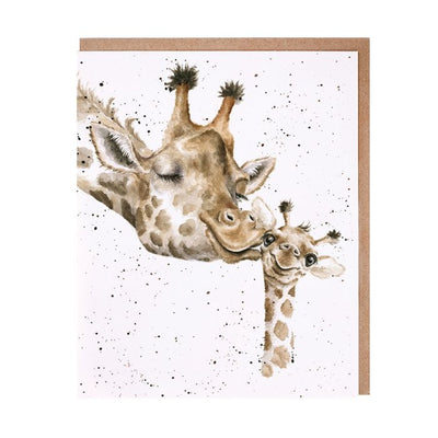 'First Kiss' Giraffe Notecard Set