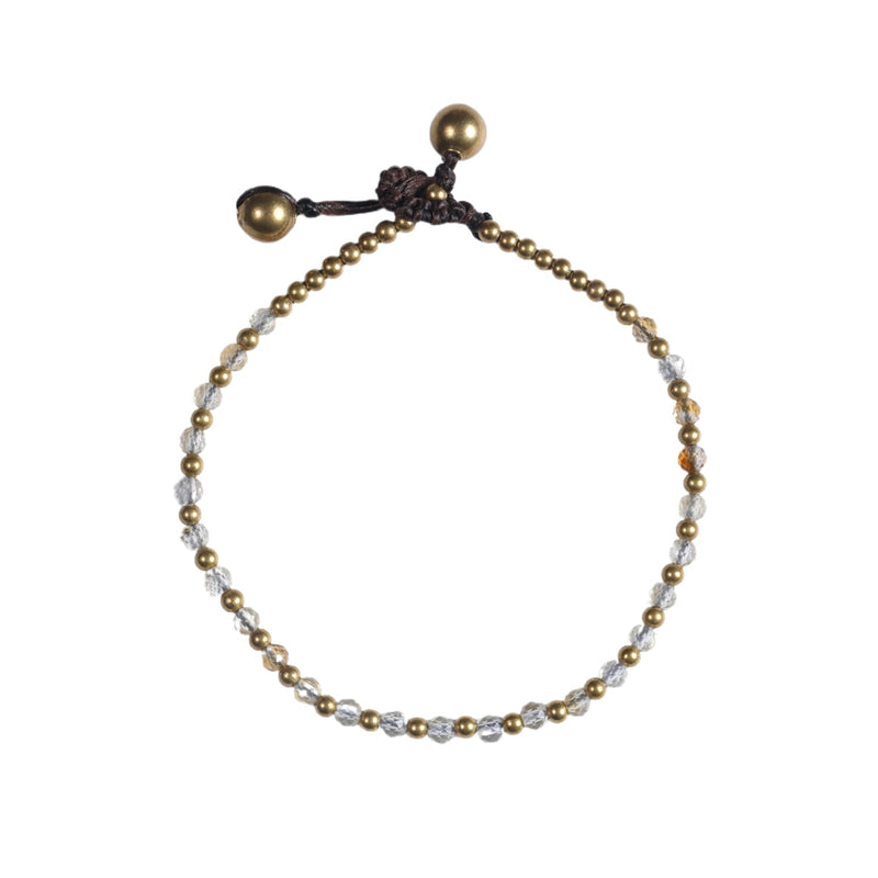 Menopause Relief Brass Crystal Healing Bracelets - More Designs Available