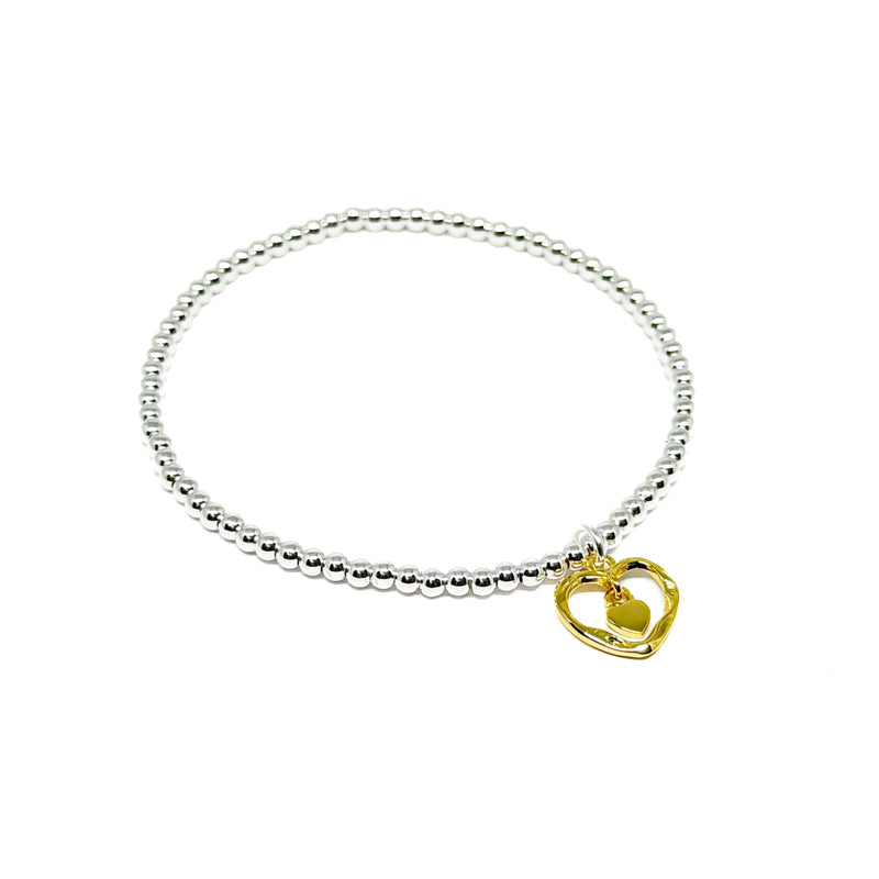 Avery Heart Gold Bracelet