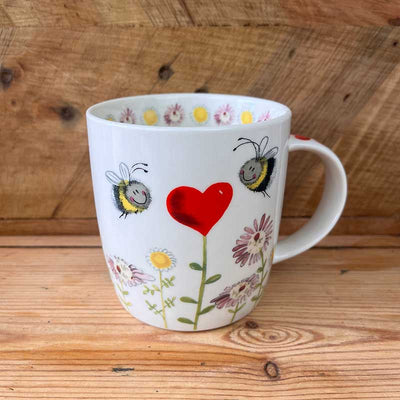 Bees & Hearts Mug