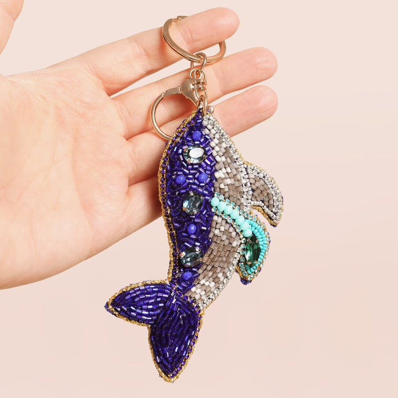 Whale Keyring