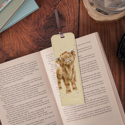 'Heilen Coo' Highland Cow Bookmark