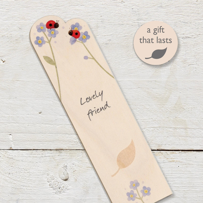 Lovely Friend Ladybird Bookmark