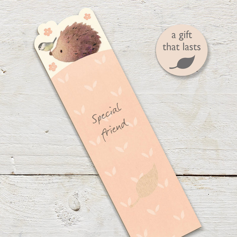 Special Friend Hedgehog Bookmark